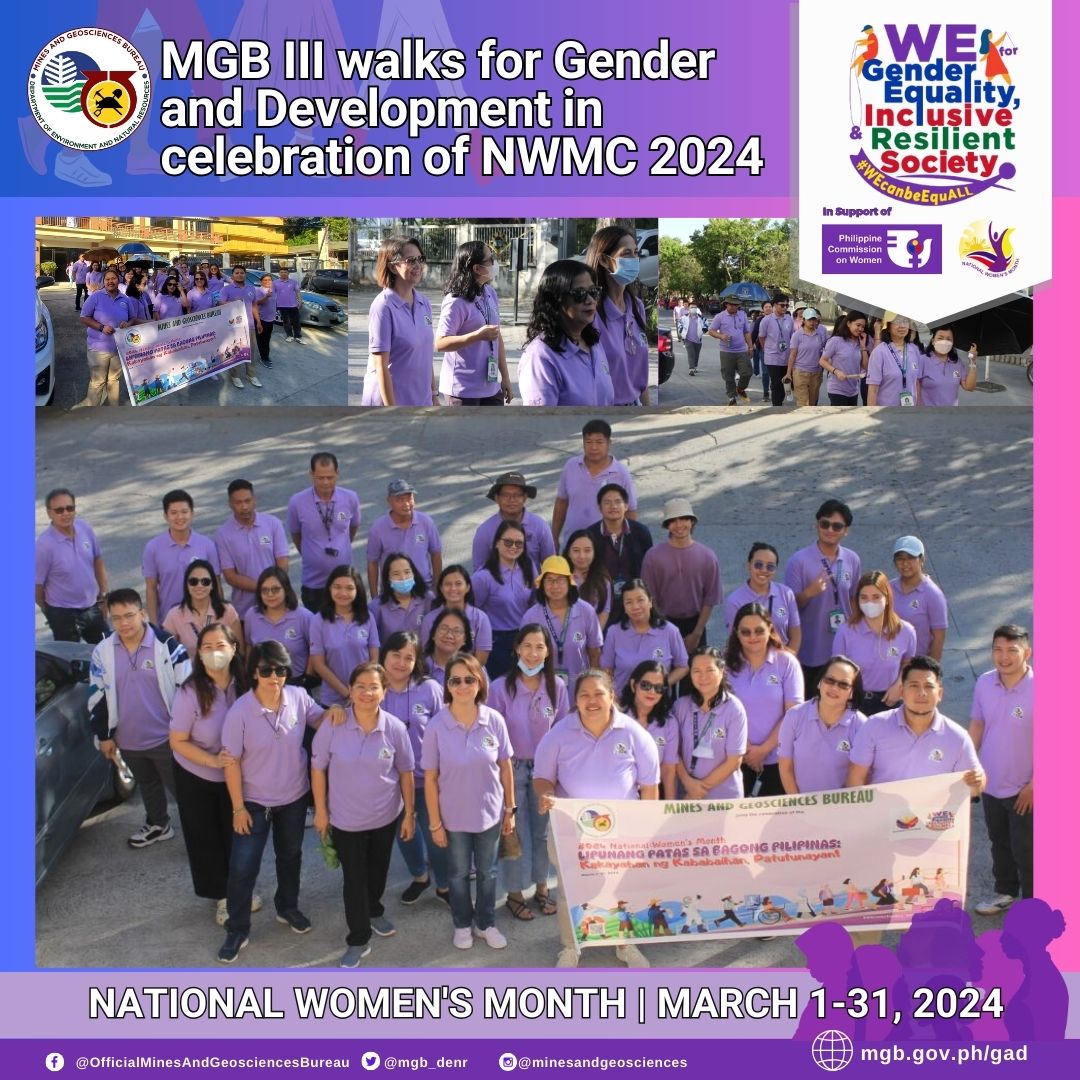 MGB III walks for Gender and Development in celebration of NWMC 2024