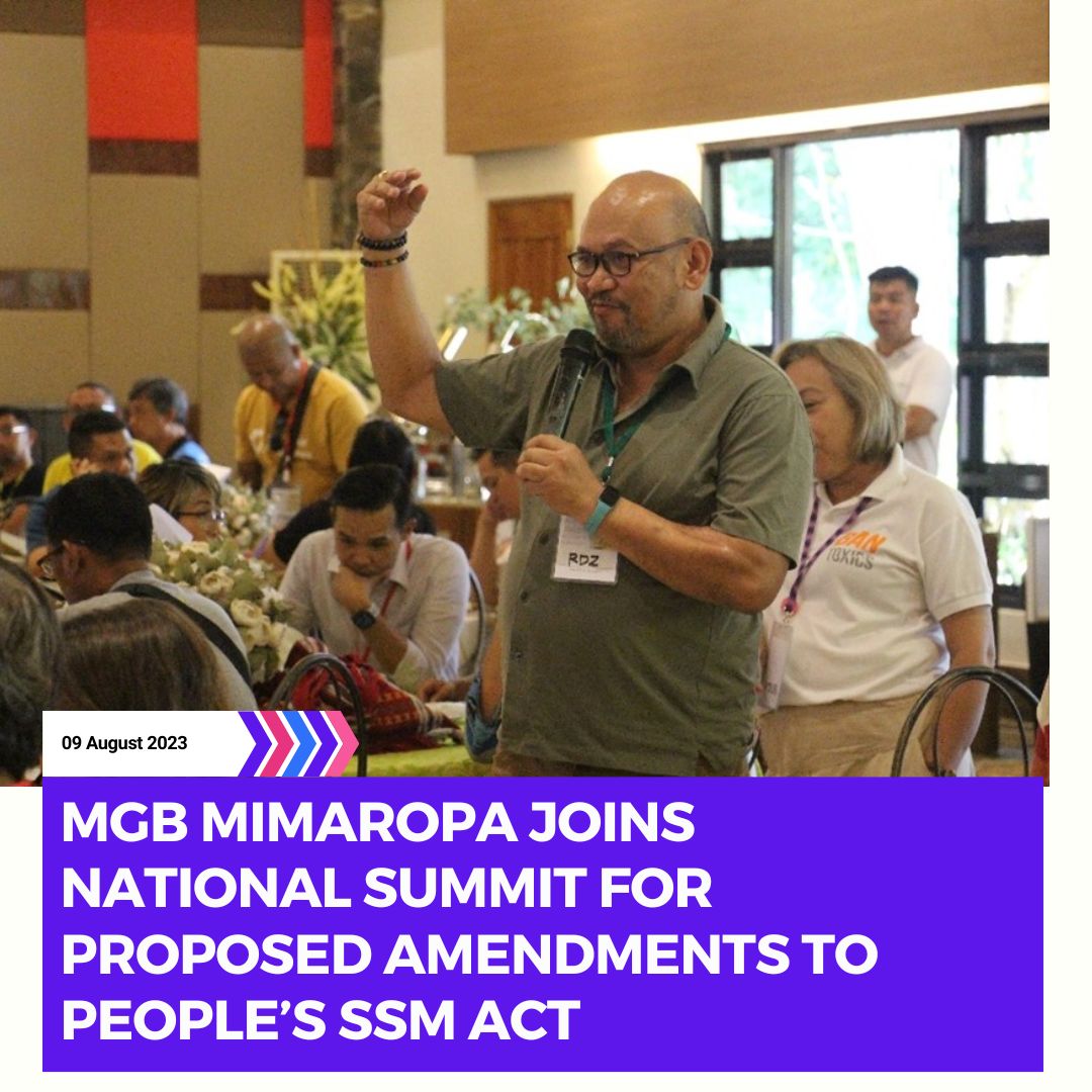 MGB MIMAROPA JOINS NATIONAL SUMMIT FOR PROPOSED AMENDMENTS TO PEOPLES SSM ACT