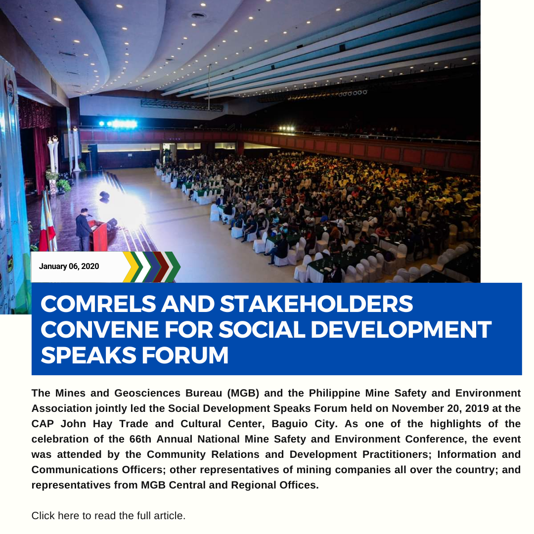 Comrels and Stakeholders Convene for Social Development Speaks Forum and re launch of the MineResponsibility