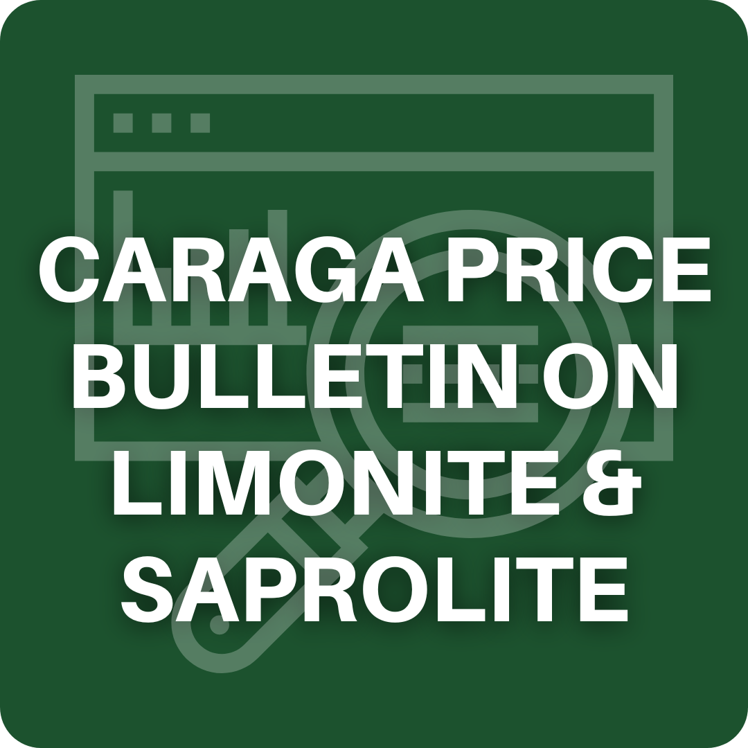 Region XIII Price Bulletin on Limonite and Saprolite