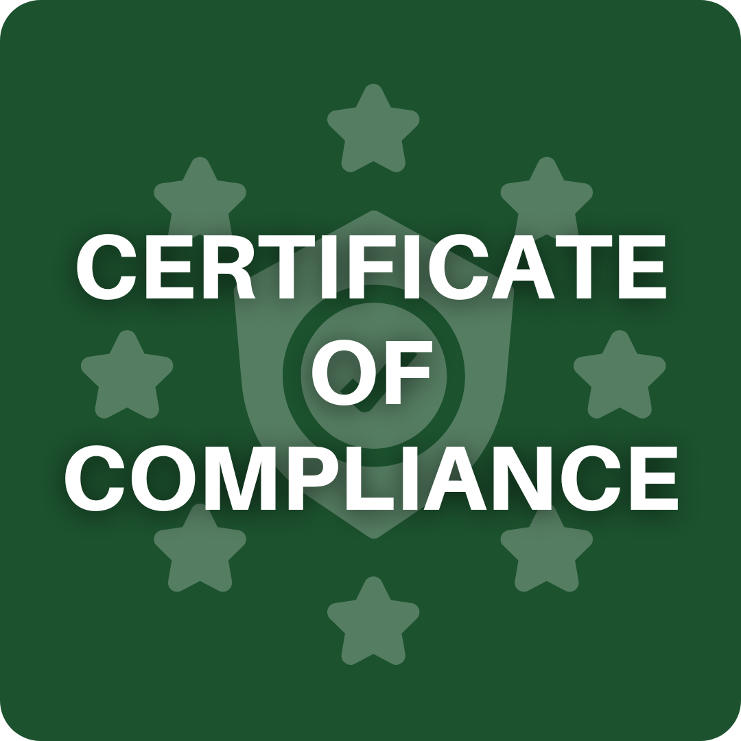 certificate of compliance