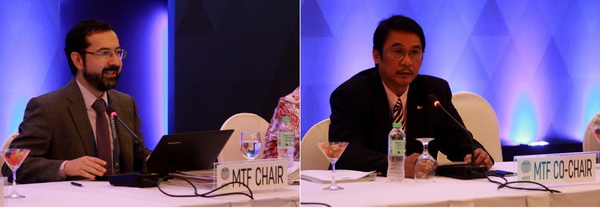 9th Mining Task Force Chair Mr. Rodrigo Urquiza (Chile) and Co-Chair Assistant Director Elmer Billedo (Philippines).